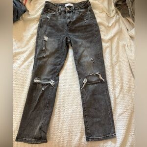 Vervet Gray Ripped Jeans